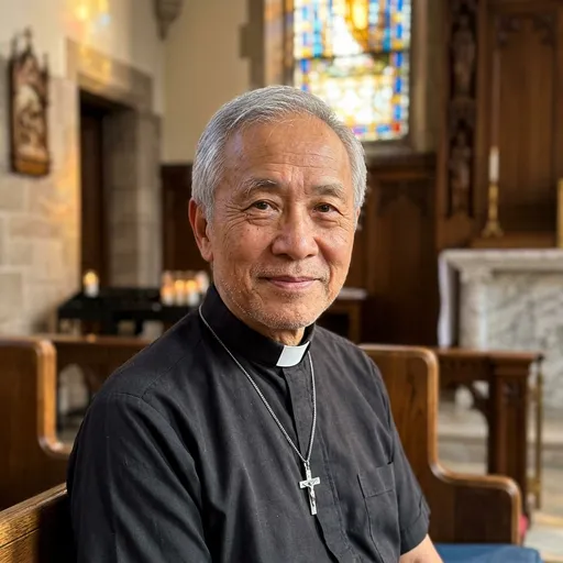 Photo of Father David Chen, Pastor at St. Bridget Chinese Catholic Center